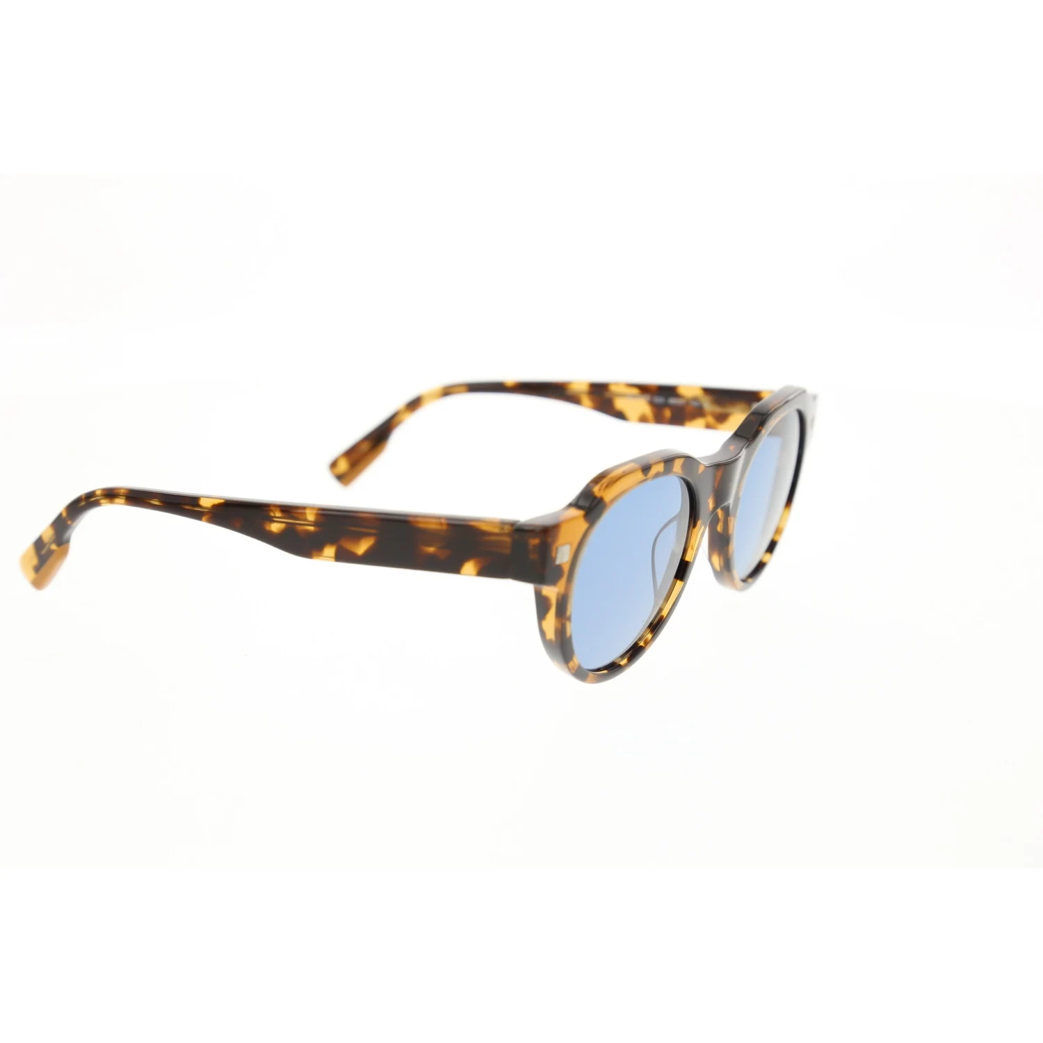 

Unisex sunglasses ez 0102 52x bone Brown organic oval aval 48-21-140 ermenegildo zegna