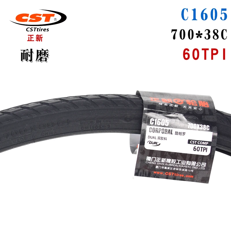 CST-Mountain Bike Tires C1605, 26 Inch, 26x1.5, Road Bicycle, 700 x 35C, 38C, Wear Resistant, Stab Proof, Bicycle Parts