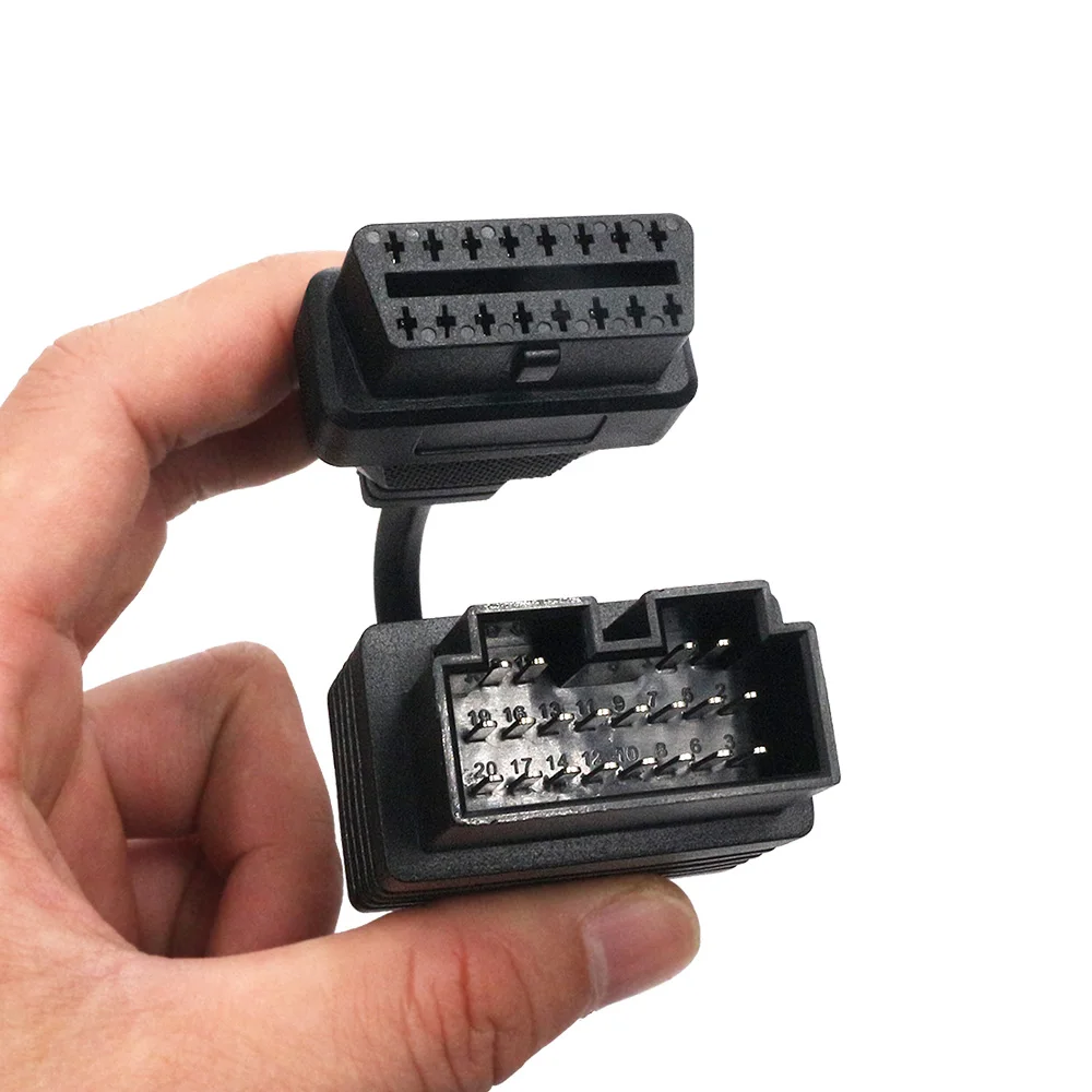 Для KIA 20Pin для 16Pin адаптер OBD2 OBD диагностики кабель 20 контактный до 16 2 Женский