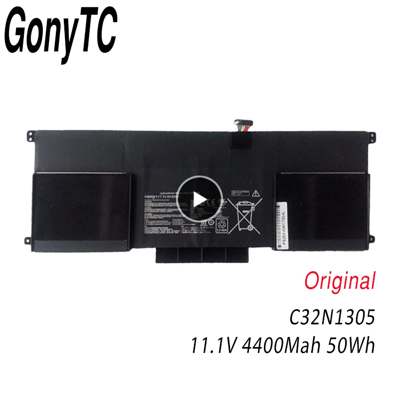 GONYTC C32N1305 Аккумулятор для ноутбука ASUS Zenbook UX30 UX301L UX301LA C4003HUX301LA4500 UX301LA-1A UX301LA-1B |