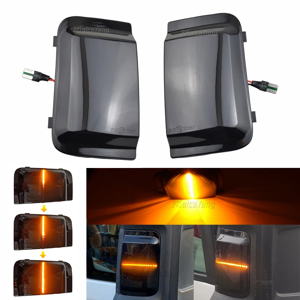 Side Wing Rearview Mirror Dynamic Blinker Flowing Indicator LED Turn Signal Light For Peugeot Boxer Fiat Ducato Citroen Jumper | Автомобили