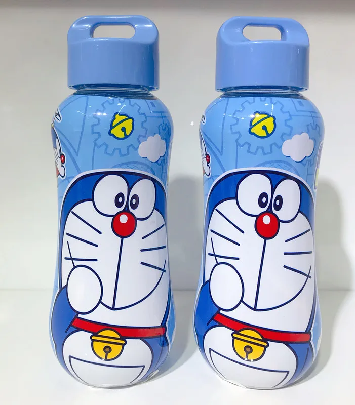 Disney 300ML Small water cup cartoon water cup anti-leakage cup lift rope water cup gift water bottles - Цвет: Jingle