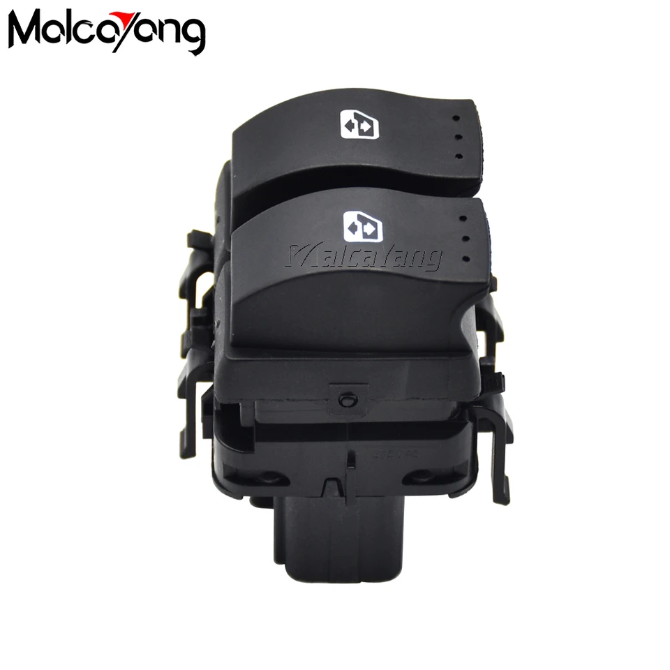 SJLERST Interrupteur De Lève-vitre électrique, Bouton De De Fenetre Electrique Double Bouton Pour Clio Ii 2 8200 060 045 75617125