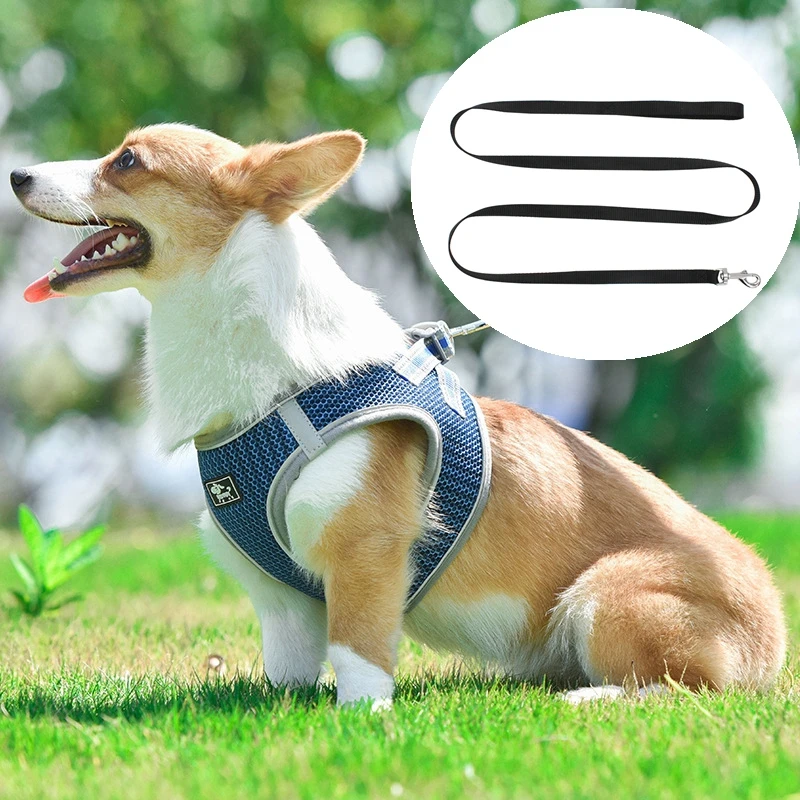 1.5 M Adjustable Dog Lead Hand Free Pet Training Leash Reflective Nylon