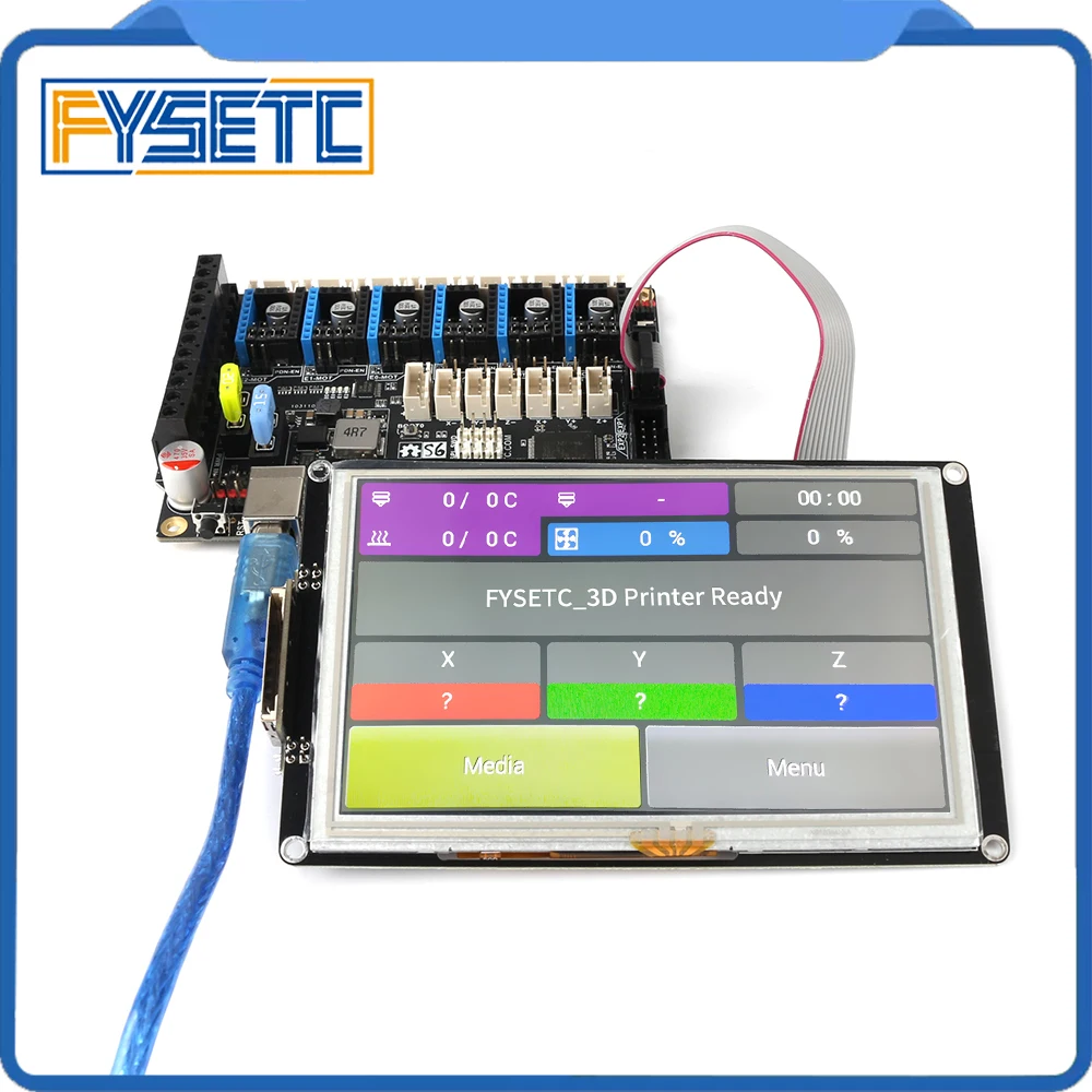 Плата управления S6 V1.2 32 бит плата XH версии с TFT81050 ЖК дисплей умным управлением 5