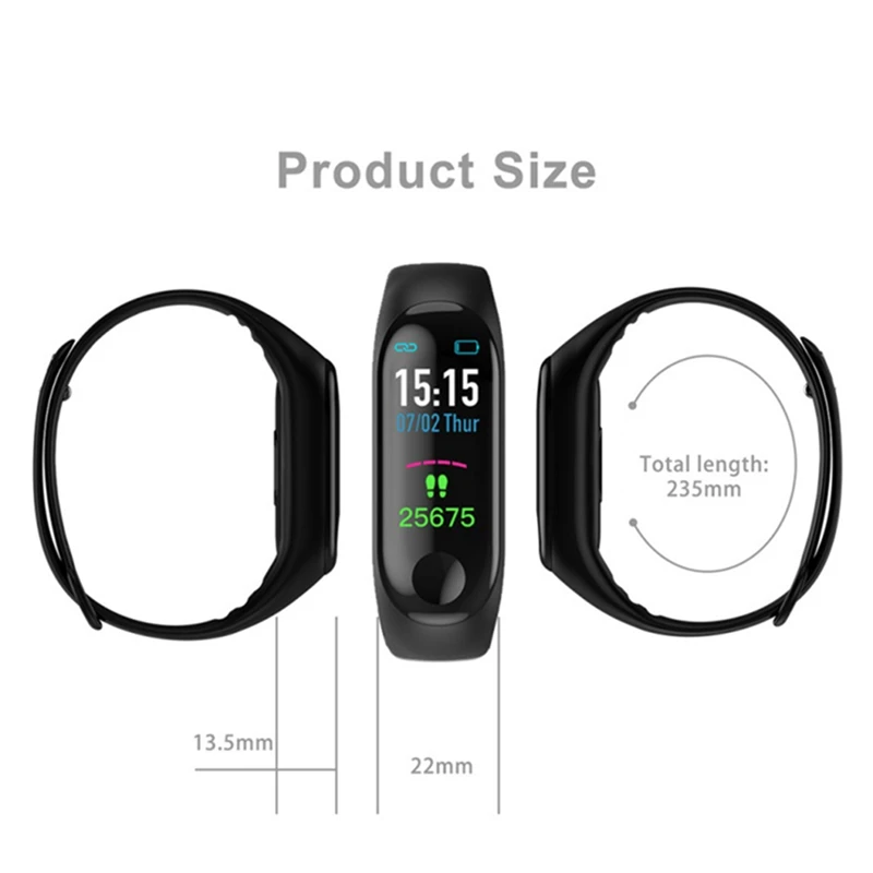Новые фитнес-часы с пошаговым счетом, Bluetooth для мужчин и женщин, монитор сердечного ритма, умный браслет, часы
