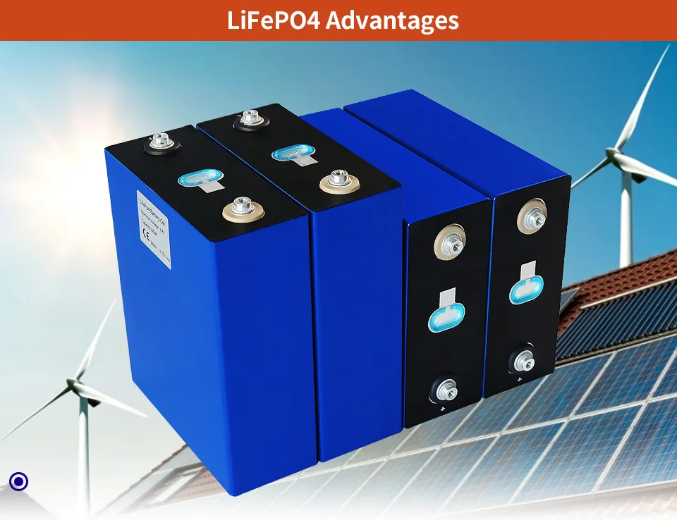 replacement batteries 3.2V Lifepo4 320Ah Battery 4PCS 310Ah Can be Combined into Rechargeable Battery DIY 12V 24V EV RV Solar Storage System Battery replacement batteries