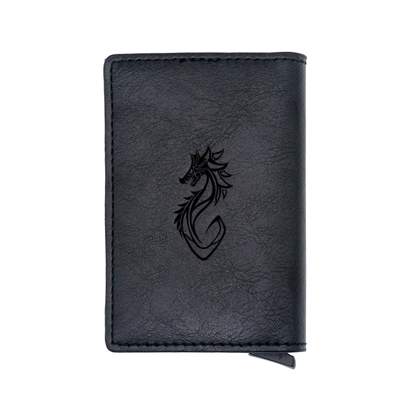 

Vintage Nordic Style Dragon Head Design Credit Card Wallet