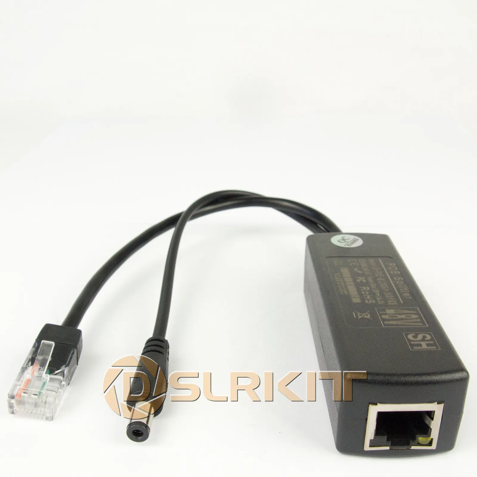 Divisor activo PoE DSLRKIT, potencia sobre Ethernet, 48V a 12V, 1a 2A, tipo estándar IEEE802.3af