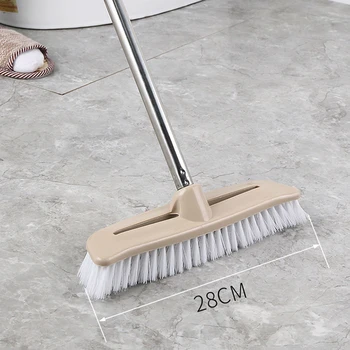 

YOREDE Bathroom long-handled brush Multifunction Adjustable Floor Cleaning Brush Bathroom Accessories Sets Home Cleaning Product