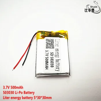 

5pcs Liter energy battery Good Qulity 3.7V,500mAH,503030 Polymer lithium ion / Li-ion battery for TOY,POWER BANK,GPS,mp3,mp4