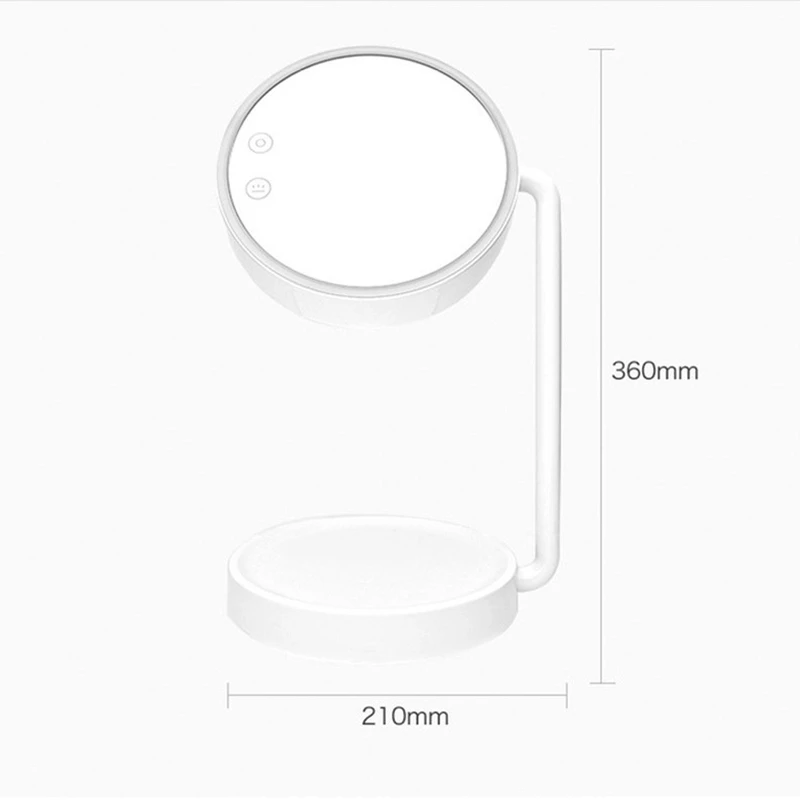 LED Makeup Mirror and Reading Light That Can Be Rotated 180 Degrees, Led Makeup Mirror Eye Protection Desk Lamp USB Charging Sma