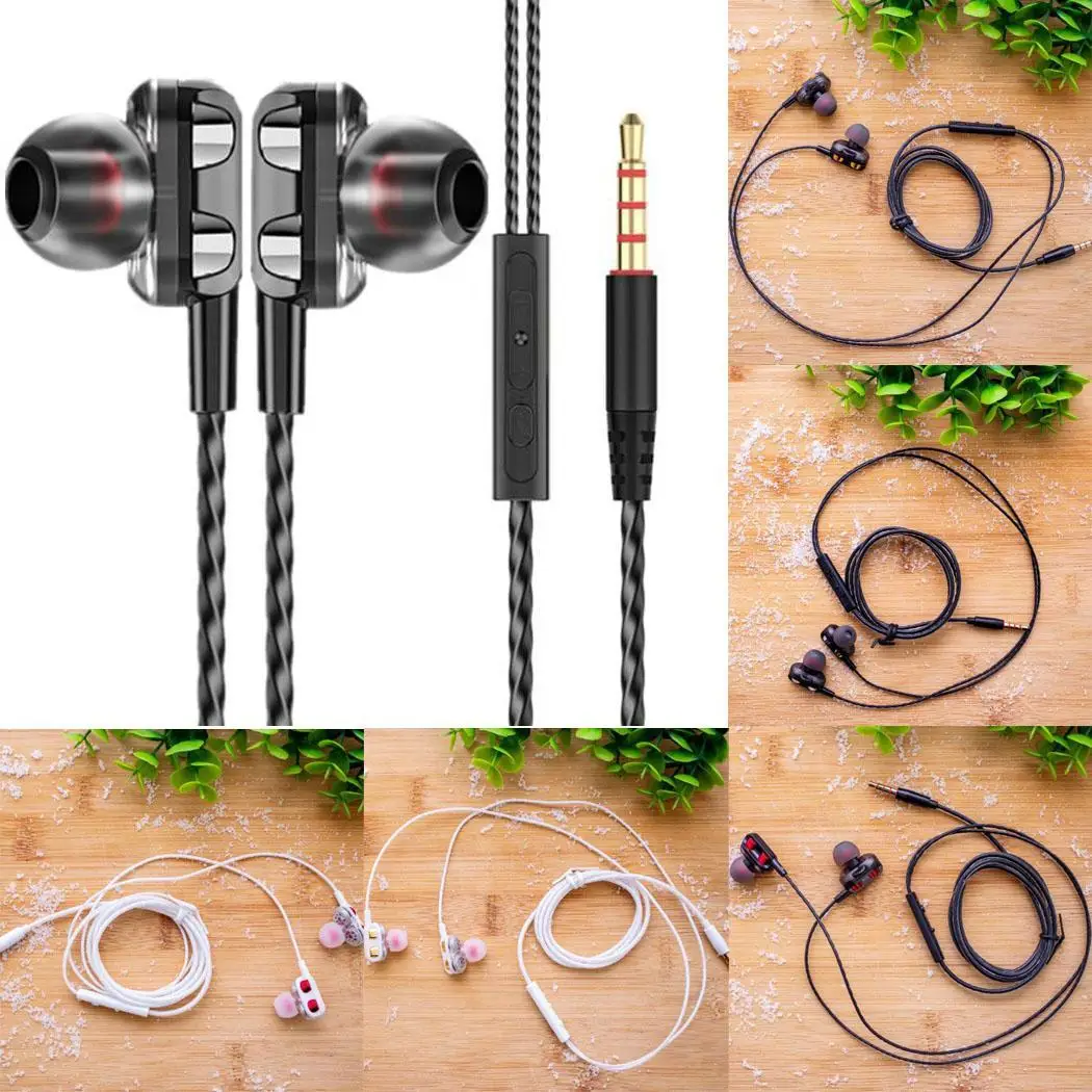 Wired 3.5mm Earphone Noise Cancelling Music Headset 96dB 32 With Yes 20-20000Hz Mic | Электроника
