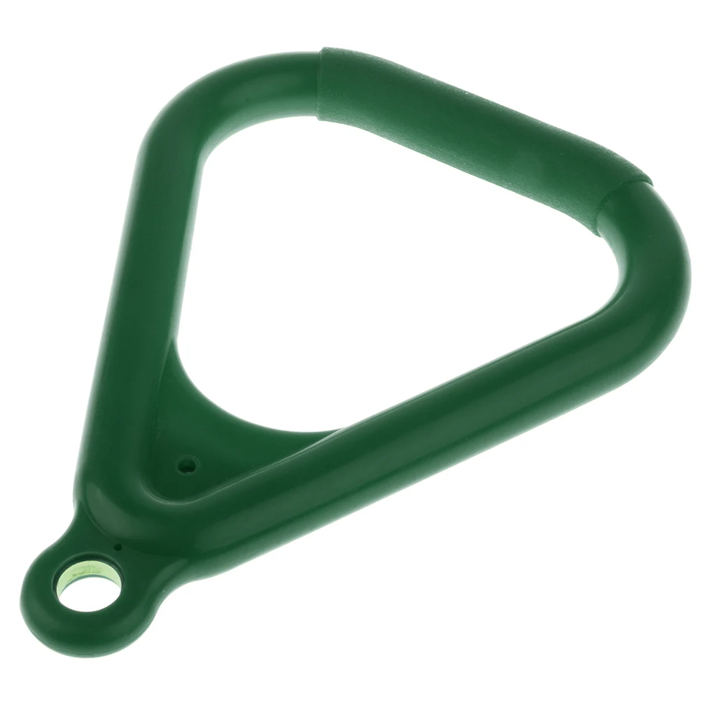 2pcs Swing Set Replacement Rings Trapeze Handles Parts, Kids Swingset Hanging Ring Jungle Gym Accessories - Dark Green
