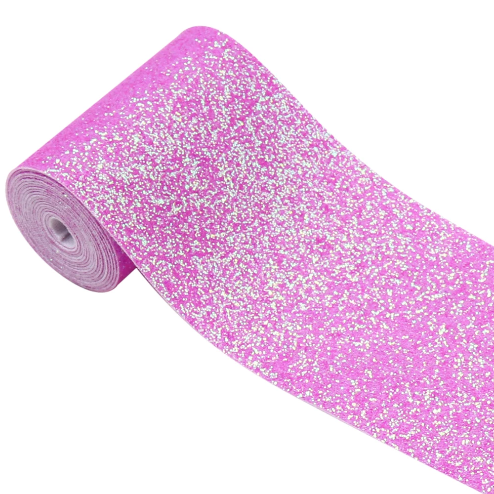 IBOWS 2 ярда 75 мм Блестящая лента мягкая ткань блестящая лента для аксессуары для поделок, банты для волос швейная лента ручной работы - Цвет: purple