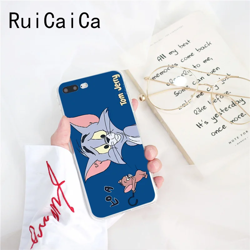 Ruicaica Забавный мультяшный чехол для iPhone 8 7 6S Plus X XS MAX 5 5S SE XR 10