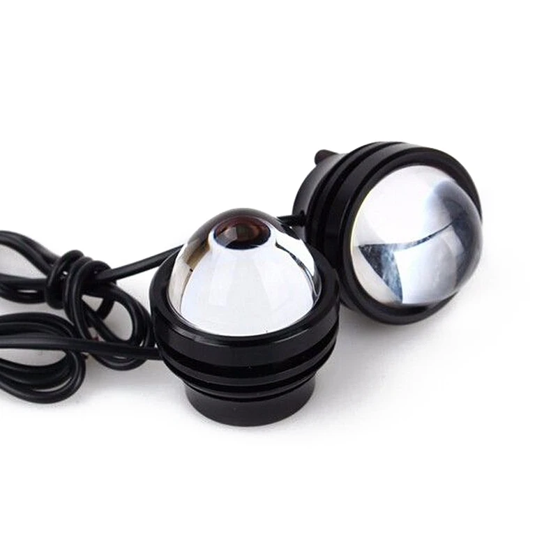 2X12 В Белый рыбий глаз DRL CREE светодиодный противотуманный светильник дневной ходовой светильник светодиодный светильник