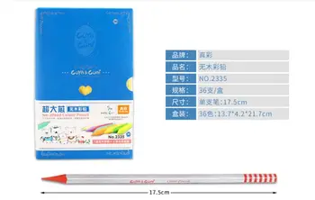 

kids safe soft core woodless Pencil 36 lapis de cor professtional drawing Colored Pencils for KOH-I-NOOR Art Supplies paper box