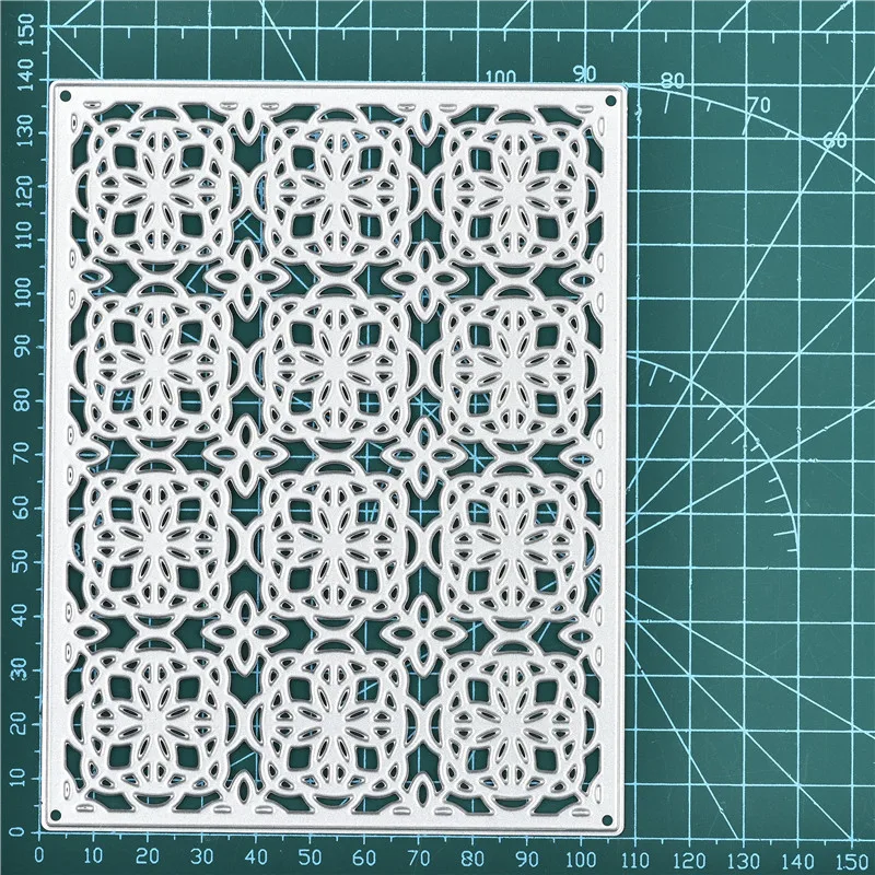 DiyArts цветочный фон штампы металлические Вырубные штампы новые для изготовления открыток Скрапбукинг штампы Тиснение Бумага трафаретная рамка штампы