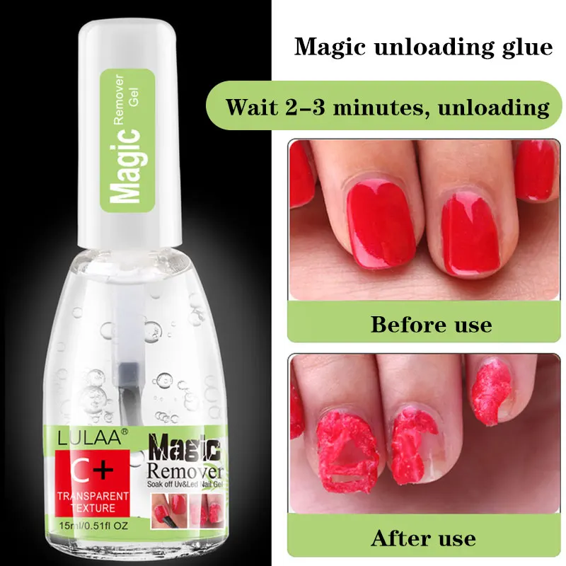 15 мл средство для снятия лака удаляет Замачивание лака для ногтей гель для ногтей