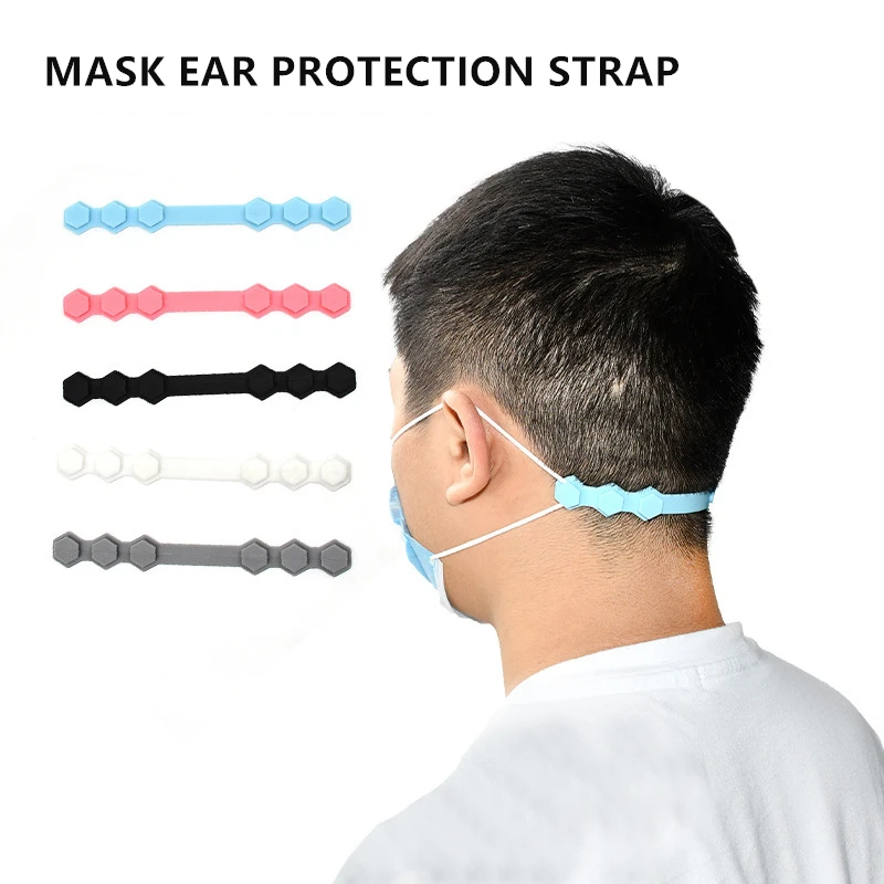 Save Ear Guard Masks Anti-slip Kids Ears Mask Adapter Hooks Adjustable Cord For Mask Comfort Masks F