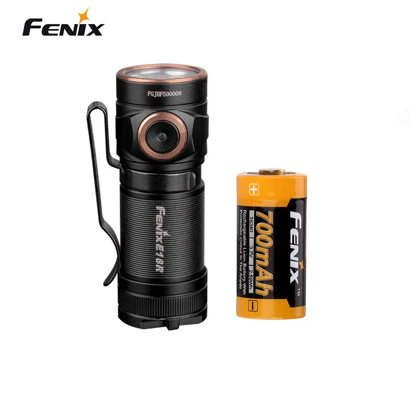 Fenix E18R Cree XP-L HI светодиодный 750 люмен 16340/CR123A Магнитная Зарядка EDC фонарик с 16340