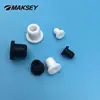 10PCS Silicone rubber  wire grommet Round hollow plugs with hole 3mm 3.5mm 4mm 4.5mm 5mm Silicon end caps rubber O-rings gasket ► Photo 2/6