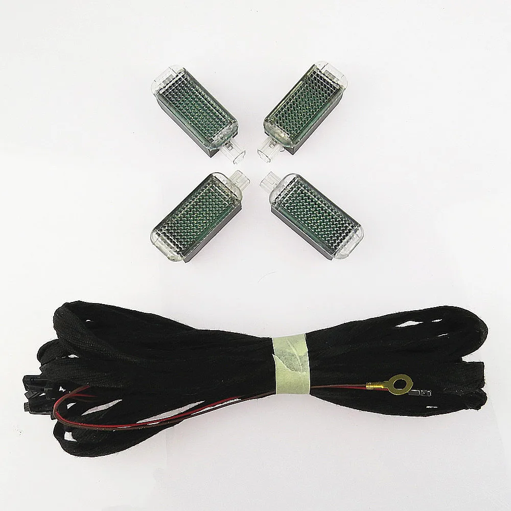 SCJYRXS 1 комплект светодиодные внутренние лампы Footwell + жгут проводов 3AD947409 3AD 947 409 для