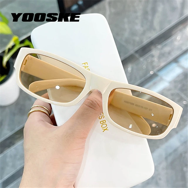 YOOSKE Gradient Square Sunglasses Women Vintage Oversized Sun Glasses Men Brand  Designer Trend Ladies Luxury Eyeglasses Outdoor - AliExpress