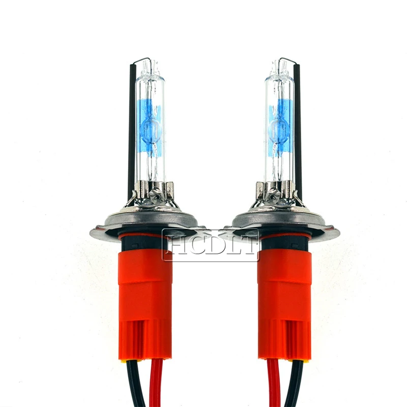 HCDLT Full Set Super Mini 55W AC Slim Ballast HID Headlight Kit Xenon H7 H1 H11 9005 9012 Replacement Bulb Lamps 12V 5500K White (6)