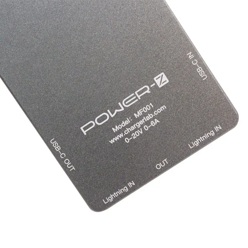 Мини Портативный Черный Прочный POWER-Z MFi Кабельный тестер MF001 ручное испытательное устройство