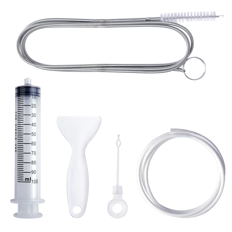 Portable Refrigerator Drain Cleaning Dredge Tool Drain Hole Kit Wash