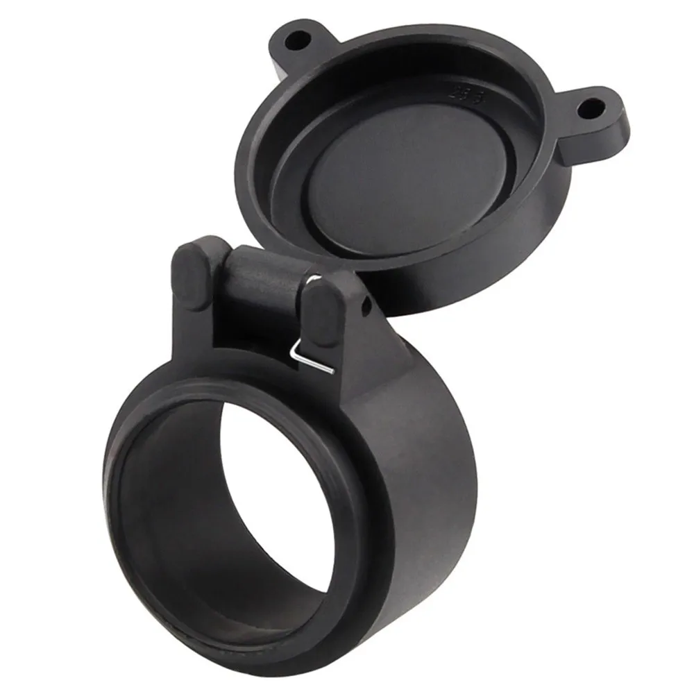 

38mm-69mm Rifle Scope Lens Cover Hunting RifleScope Flip Up Quick Spring Protection Cap Objective Lense Lid Airsoft Caliber