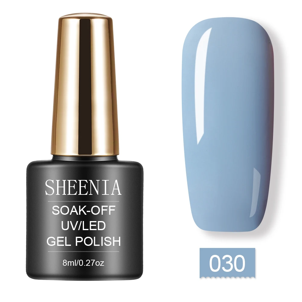 S030 Nail Gel Polish UV Gel Polishes Semi Permanent Gel Varnish Hybrid Glitter Color Gel Polish Manicure Primer Top Coat Nail Art - Цвет: S030