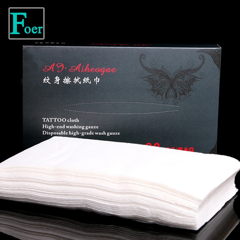 

Tattoo special wipe paper Body Art Permanent Makeup Tattoo Cleaning Tools supplies 50PCS/bags