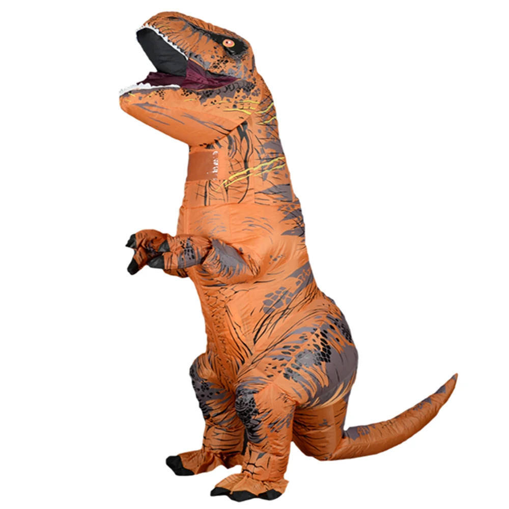 Надувной костюм динозавра T Rex нарядное платье маскарадный талисмана для мужчин