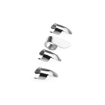

4 Pcs Guard Finger Pick Protector Plectrum Fingertip For Banjo Ukulele Guitar