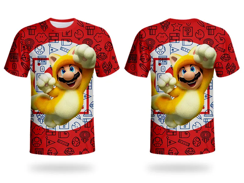 Nintendo Mario loveliness интересный Огонь Футбол 3D футболка WHOSONG мультфильм забавная Футболка мужская уличная одежда Одежда для мальчиков