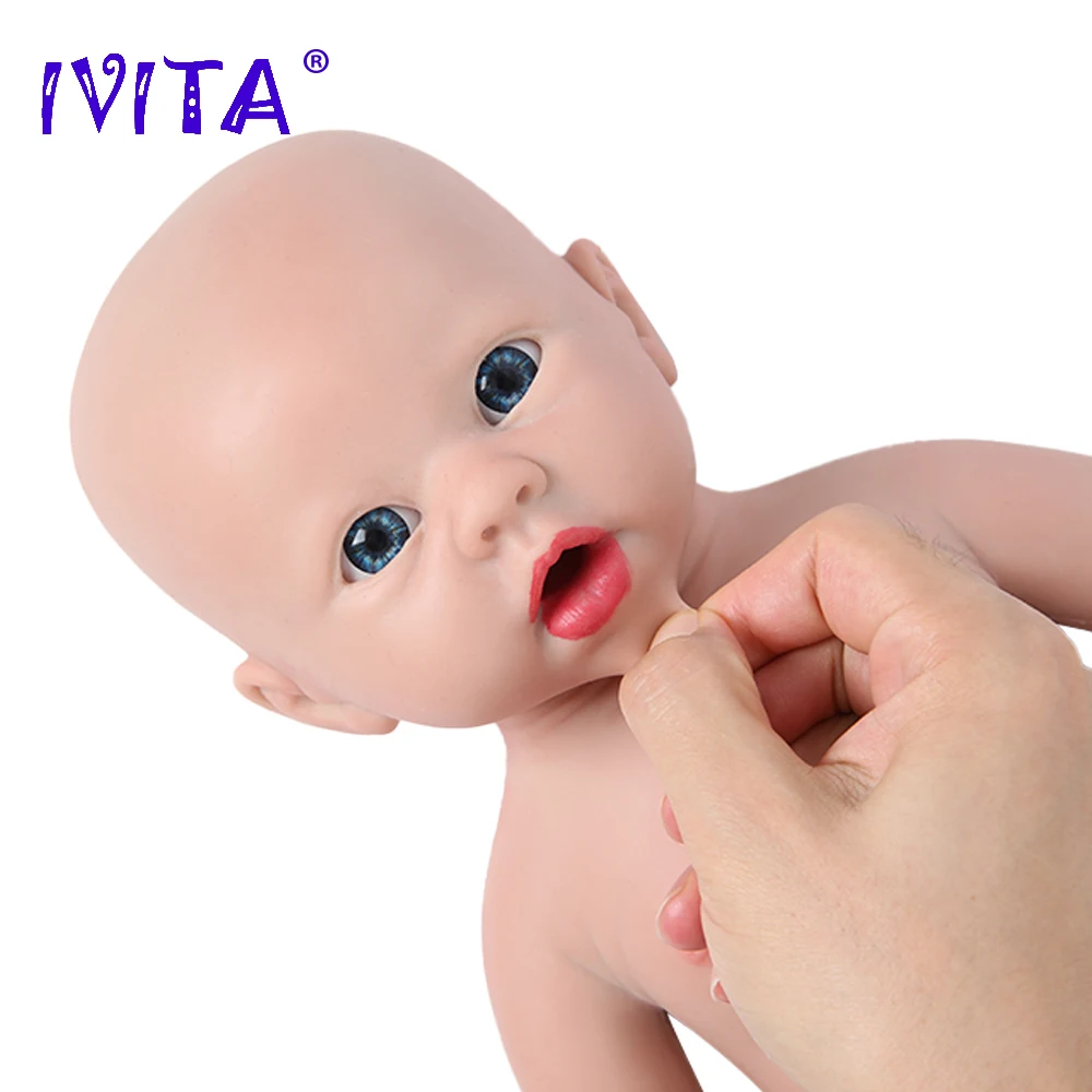 

IVITA WB1519 48cm 3700g Realistic Silicone Reborn Baby Dolls Lifelike Boy Bebe Early Education Toy Simulated for Children Gift