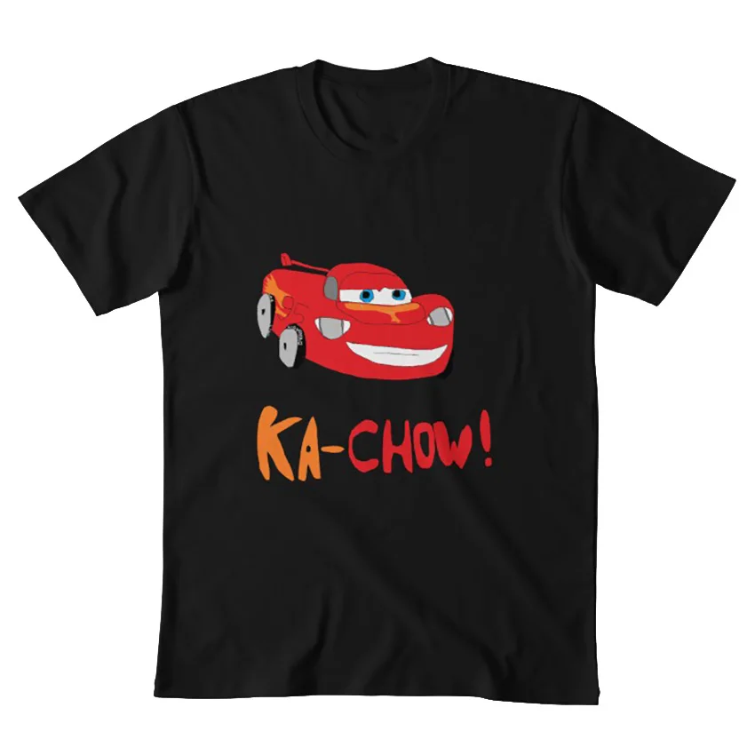 Ка-Чау! Футболка ka chow lightning mcqueen kachow тачки Pixar