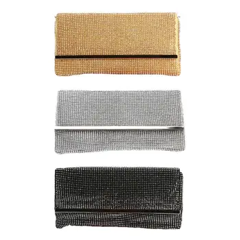

Women's Evening Shoulder Bag Bridal Clutch Party Prom Wedding Envelope Handbag