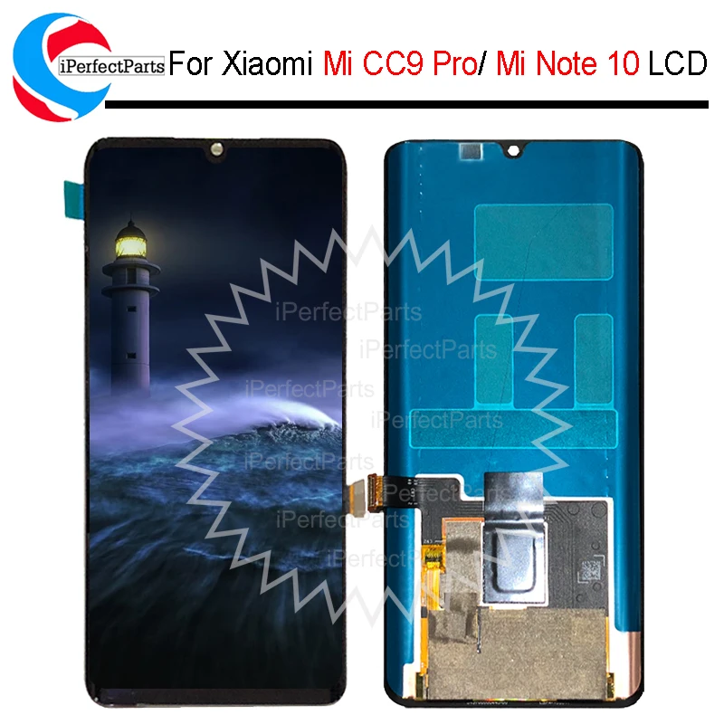 

6.47'' For Xiaomi Mi CC9 Pro M1910F4E LCD Display Touch Screen Digitizer Screen Assembly For Xiaomi Mi Note 10 LCD M1910F4G