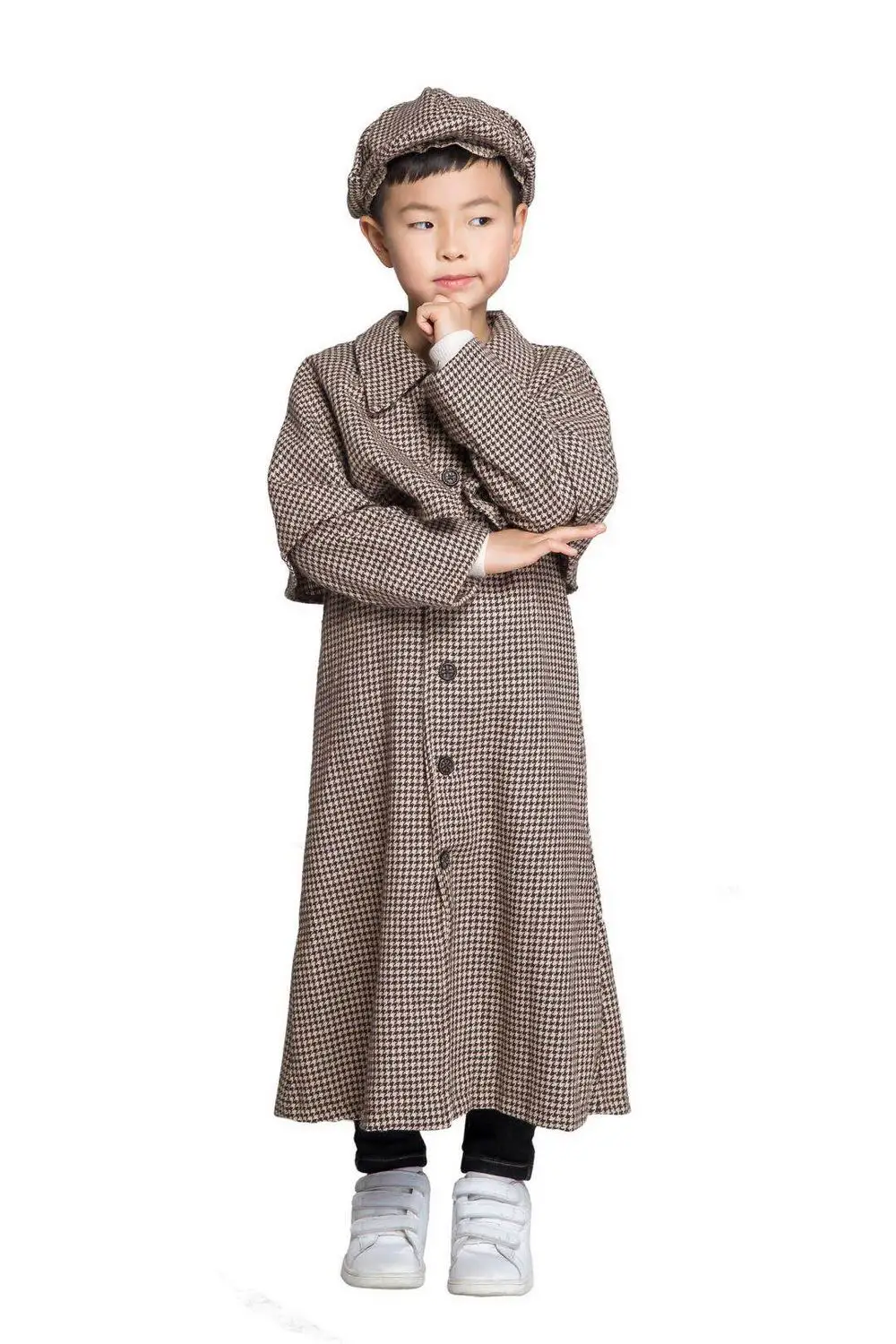 Костюм Шерлока Холмса, пальто, шляпа, нарядное платье для детектива мира, книга, день, костюм для мальчиков, костюм для родителей и ребенка, костюм унисекс для костюмированной вечеринки на Хэллоуин