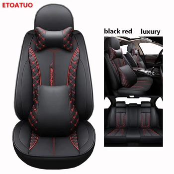 

ETOATUO Universal leather Car Seat covers for Mazda All Models mazda 3 Axela 2 5 6 8 atenza CX-4 CX-7 CX-9 CX-3 MX-5 CX-5 car