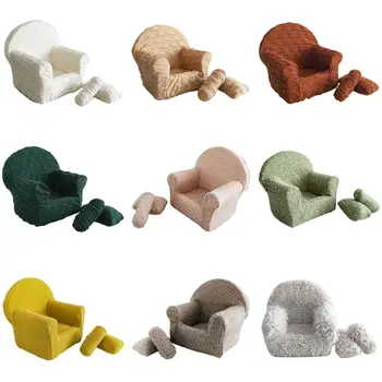 

3 Pcs Newborn Photography Props Baby Posing Sofa Pillow Set Infant Photo Chair