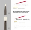 BEILI 1pc Red Professional Eye Makeup Brush Natural Goat Hair Eyeshadow brush Blender Detail Smudger Smoky shade ► Photo 1/6