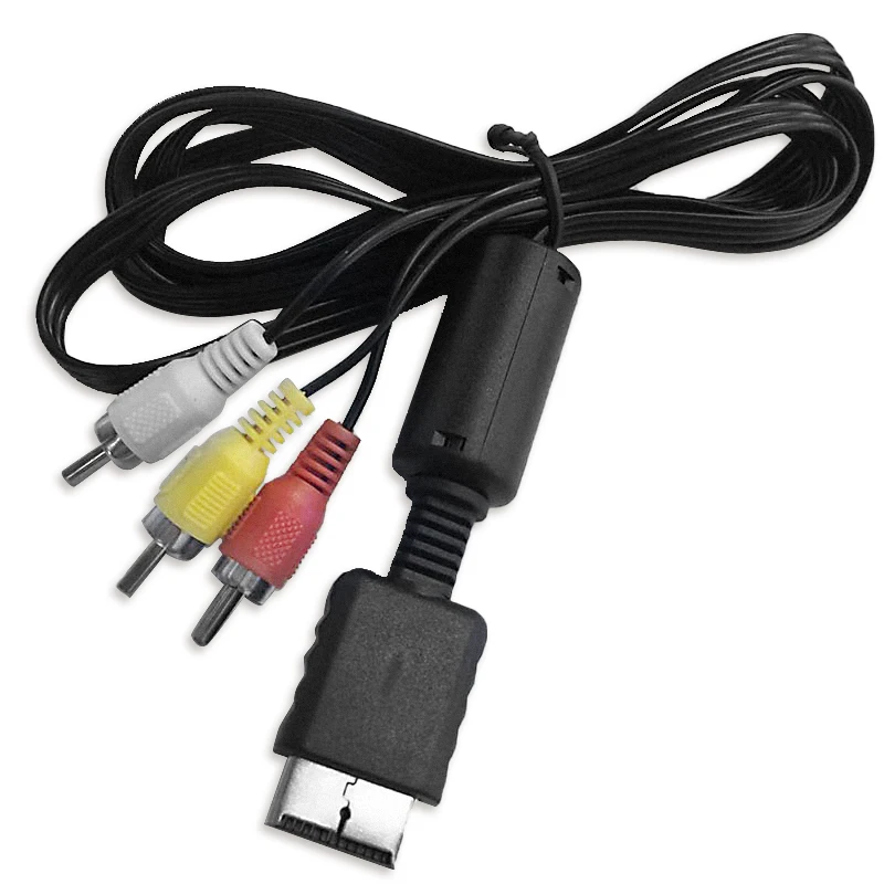 1 8 м Аудио Видео AV кабель провод к 3 RCA шнур для Sony Playstation PS2 PS3 Консоль геймпад HDTV