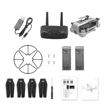 

H5 2.4G Foldable RC Drone Aircraft 1080P/4K HD Camera 90 Degree Wide Angle Optical Flow Positioning Follow Me Airplane Toy