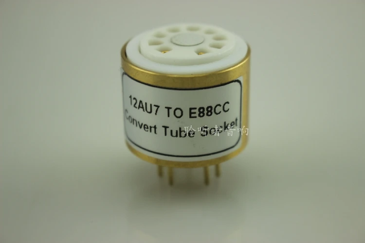 Sede Di Conversione Del Tubo Da 12Au7 (Superiore) A E88Cc Placcata In Oro