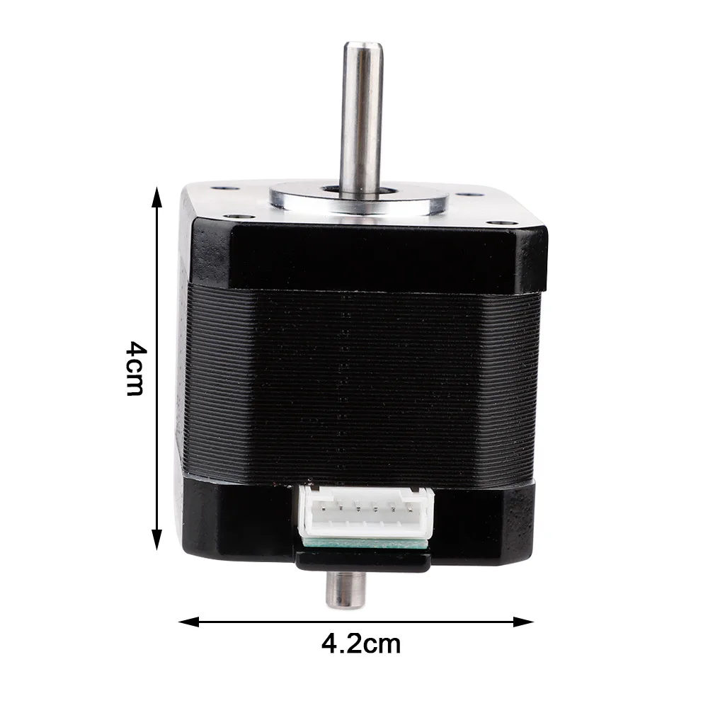 17HS4401S-D150S Double Shaft 48mm Nema 17 Stepper Motor 42 Motor 42BYGH 1.6A 45N.cm 4-lead With 30cm Wire for 3D Printer